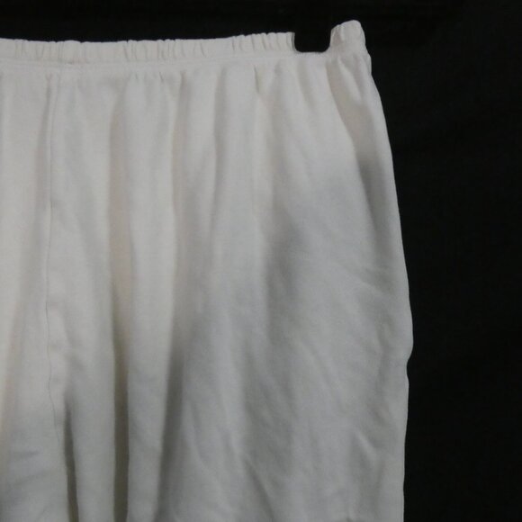 PJ MAMMA | large | Ivory Elastic Waist Tapered Sweatpants With Pockets - Picture 12 of 16
